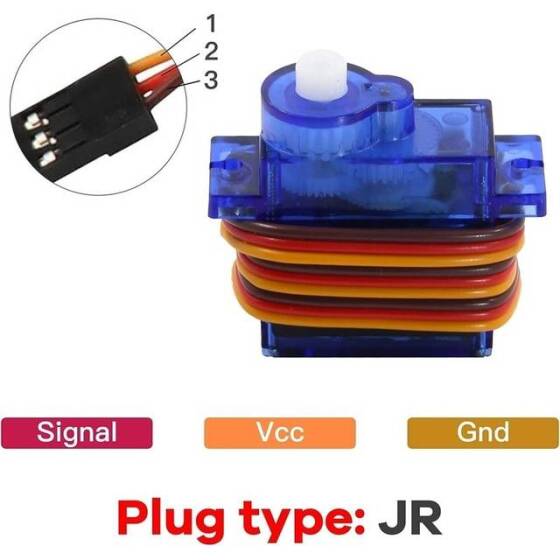 FEETECH FS90R 180 Degree 6V Micro 9G Remote Control Model Aircraft Servo Torque 1.5kg - 3
