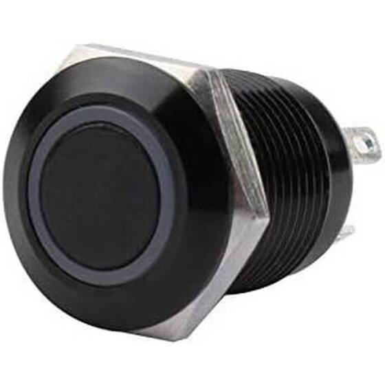Flat Head 12mm 110-220V Waterproof Self-Locking Metal Push Button Switch With Red Led Light - 4