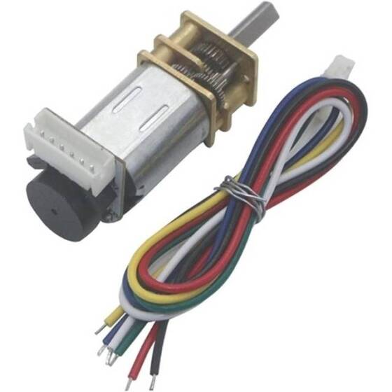 GA12-N20 12V 140RPM Micro DC Reducer Motor Encoder With Wire - 3
