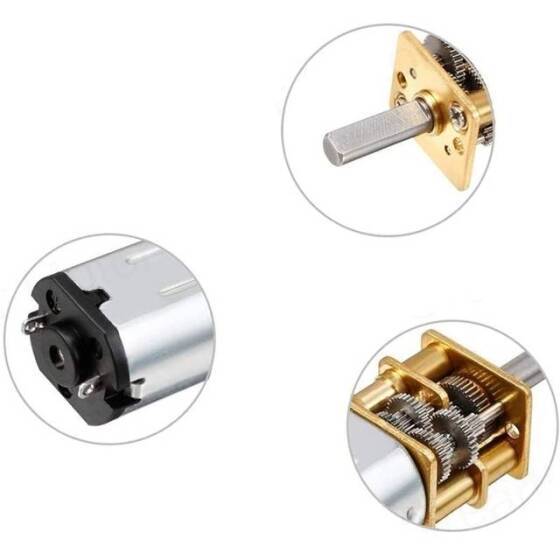 GA12-N20 3V 30RPM Micro DC Metal Gear Reduction Motor - 4
