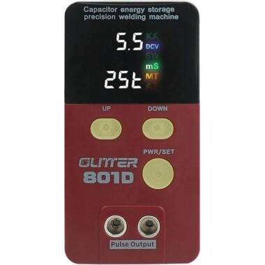 GLITTER 801A+ Energy Storage Capacitor Spot Welder +70A Welder Pen+Voltage Measuring Pen US Plug - 2