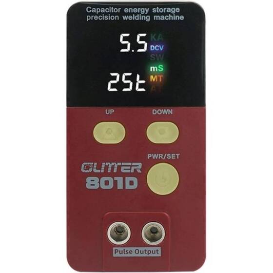 GLITTER 801A+ Energy Storage Capacitor Spot Welder +70A Welder Pen+Voltage Measuring Pen US Plug - 2