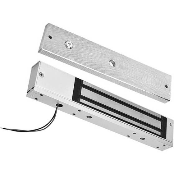 Glue Waterproof 280KG DC12V/500-600MA Two-Wire Magnetic Lock Left Outlet - 4