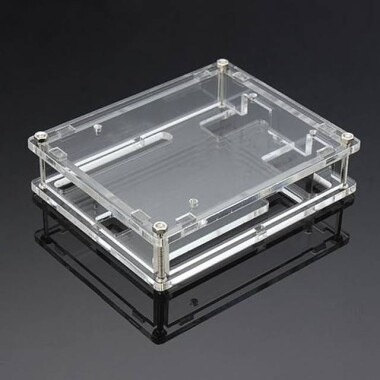 Good Quality UNO R3 Acrylic Case with Sticker and Instruction - 2