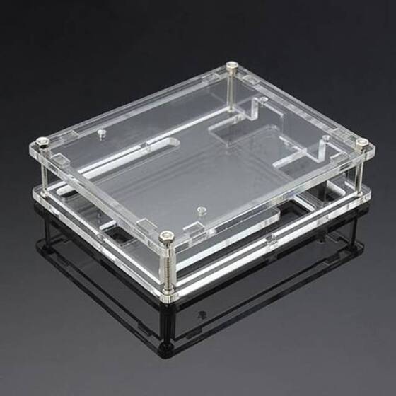 Good Quality UNO R3 Acrylic Case with Sticker and Instruction - 2