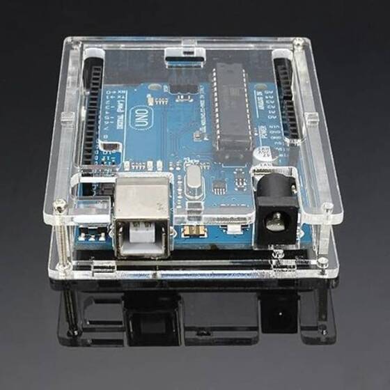 Good Quality UNO R3 Acrylic Case with Sticker and Instruction - 5