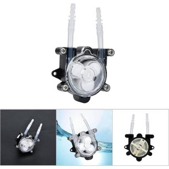 Green NKP-DC-S10G 12V Miniature Peristaltic Pump With Silicone Tube Tube Size 3mm ID X5mm OD Minimum flow 80ML/Min - 4