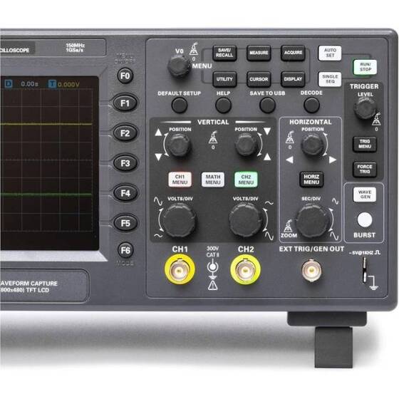 Hantek DSO2C15 150Mhz 2CH Digital Storage Oscilloscope EU Plug - 3