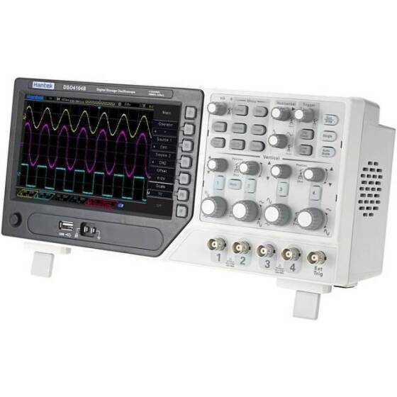 Hantek DSO4104B 4CH Storage Oscilloscope 100MHz UK Plug - 1