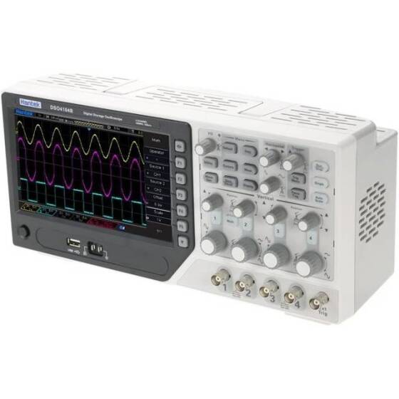 Hantek DSO4104B 4CH Storage Oscilloscope 100MHz UK Plug - 4