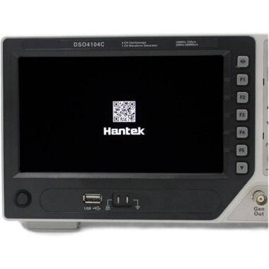 Hantek DSO4104C 100MHz 4CH Storage Oscilloscope With Signal Source EU Plug - 2