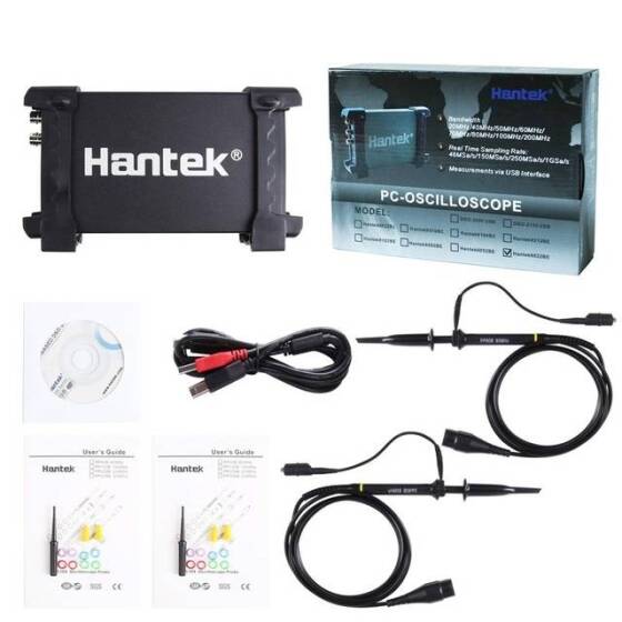 Hantek6212BE 200MHz 2 Channels USB Virtual Oscilloscope - 5