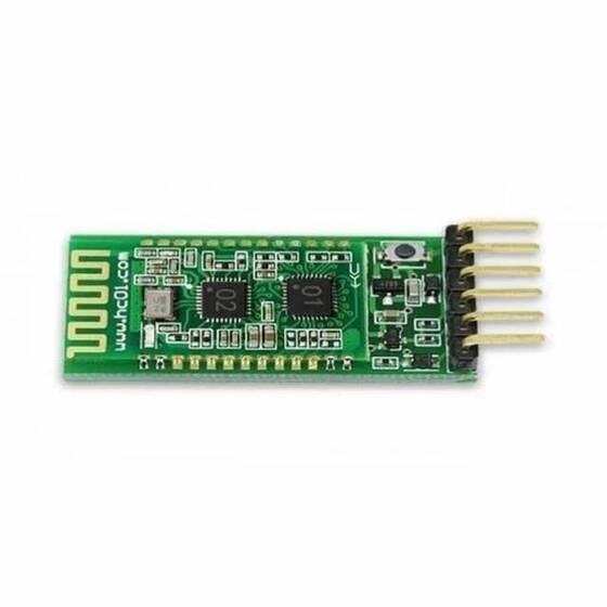 HC-02 6 Pin Bluetooth Module Compatible With HC-05 / HC-06 - 1