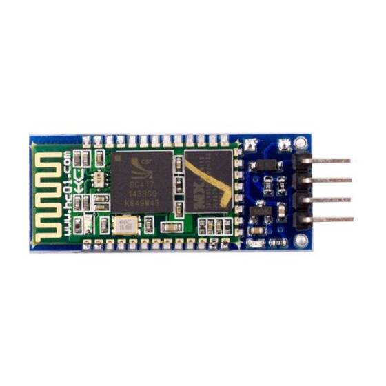 HC-05 4 Pin Bluetooth Module (Master+Slave) Without Button - 6