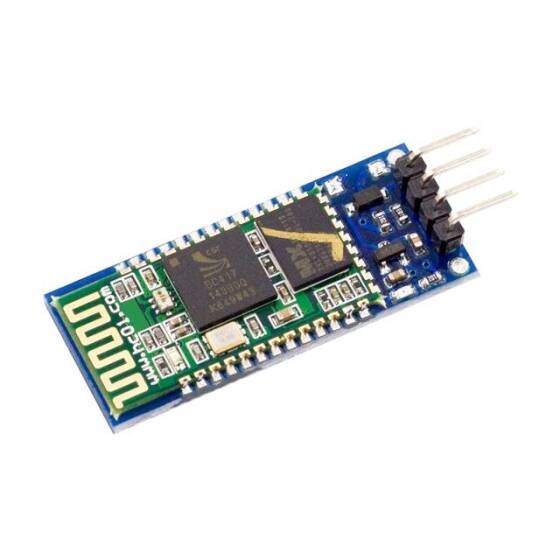 HC-05 4 Pin Bluetooth Module (Master+Slave) Without Button - 12