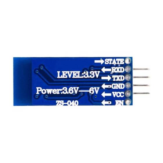 HC-05 4 Pin Bluetooth Module(Master+Slave) With Button - 10