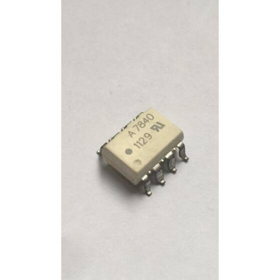 HCPL-7840-500E - (A7840) SMD-8 OPTICALLY Isolated Amplifier - 1