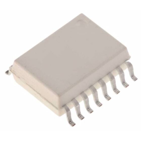HCPL-788J-500E - (A788J) SOIC-16 OPTICALLY Isolated Amplifier - 1