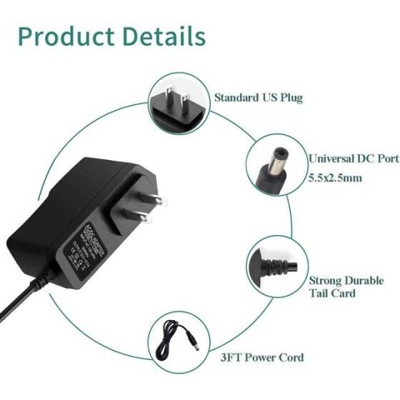 High Quality Full Amperes 12V 500MA US Plug Adapter - 5