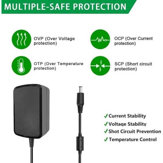 High Quality Full Amperes 24V 1A EU Plug Adapter - 5