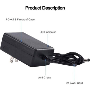 High Quality Full Amperes 24V 1A UK Plug Adapter - 3