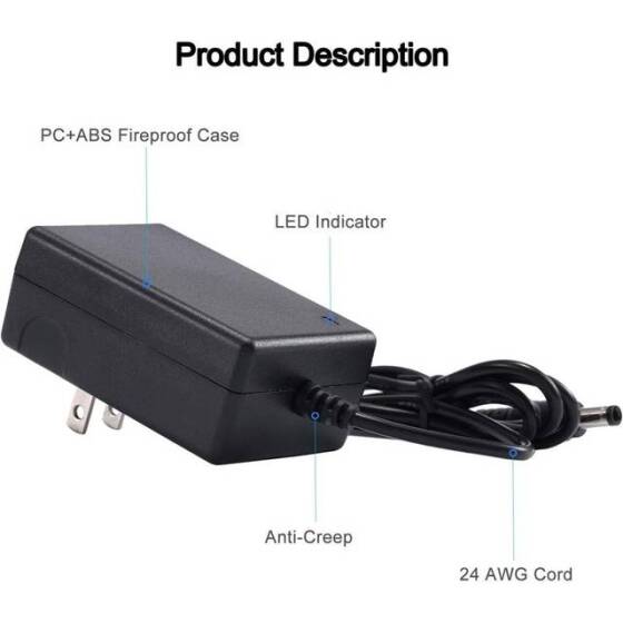 High Quality Full Amperes 24V 1A UK Plug Adapter - 3