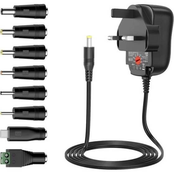 High Quality Full Amperes 3V 1A UK Plug Adapter - 1