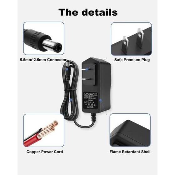 High Quality Full Amperes 6V 1A UK Plug Adapter - 4