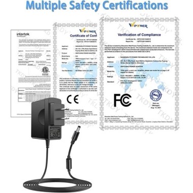 High Quality Full Amperes 9V 1.5A US Plug Adapter - 5