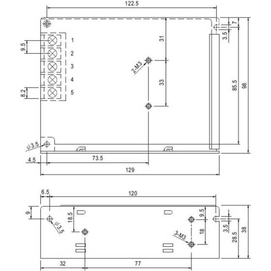 High Quality Power Supply 12V 6A S-75-12 - 2