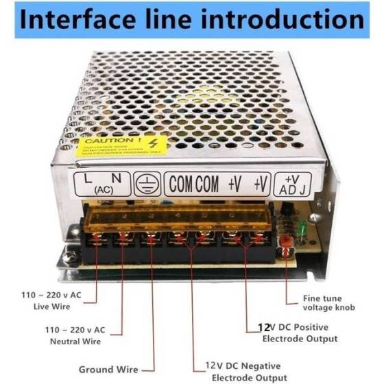 High Quality Power Supply 360W 12V 3A With Fan - 3