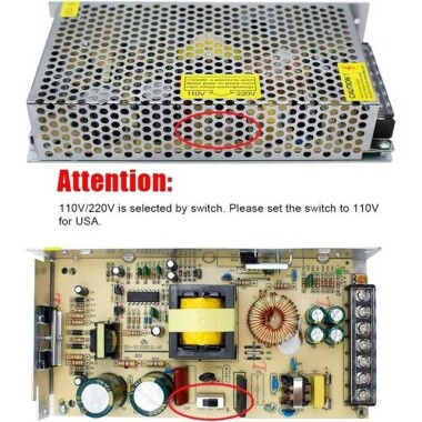 High Quality Power Supply 400W 24V 16.5A With Fan - 3