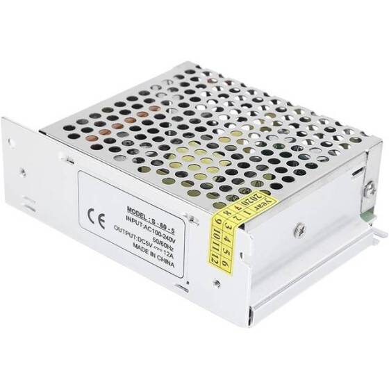 High Quality Power Supply 60W 5V 12A S-60-5 - 5