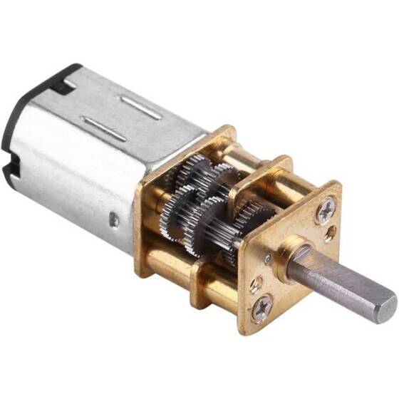 High Torque N20 12V 15RPM Micro DC Metal Gear Reduction Motor Reduction Ratio1:1000 - 1