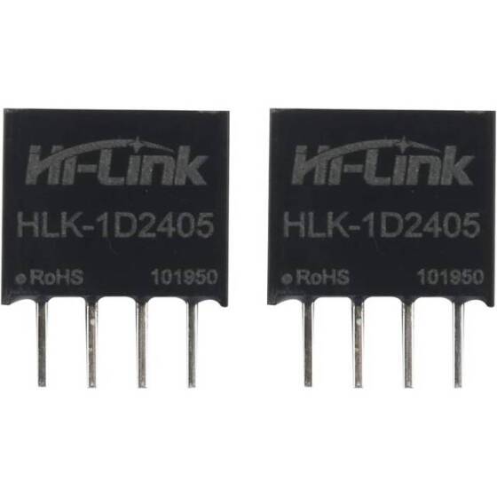 HLK-1D2405 DC-DC 24V To 5V Power Supply Module (New Model: B2405S-1WR3) - 1