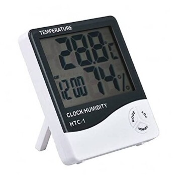 HTC-1 High Precision and Large Screen Indoor Temperature and Humidity Electronic Thermometer Without Battery - 1