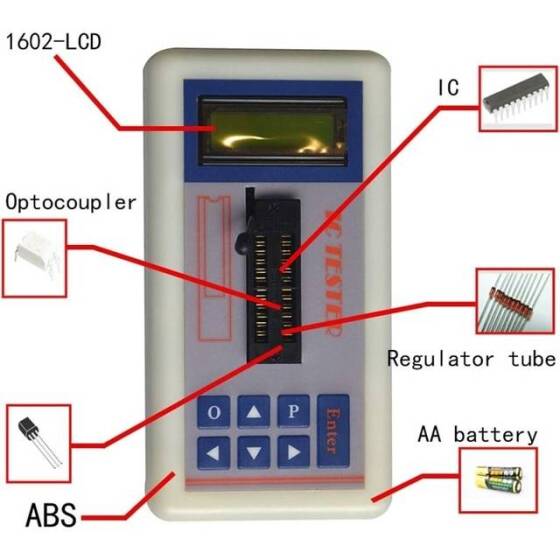 Integrated Circuit IC Tester TransisTor Tester - 5
