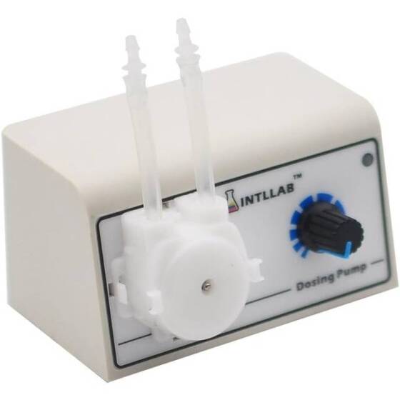 INTLLAB Type L 12V Silicone Tube Liquid Pump ID:2mm-OD:4mm- 5-40 mL/Min. - 1