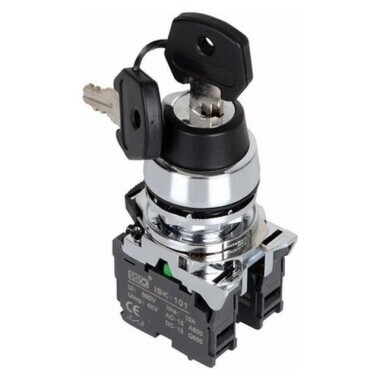 ISM-BG03 Three-Position Locking Metal Latch Button 1-0-2 - 1