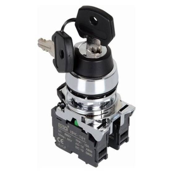 ISM-BG03 Three-Position Locking Metal Latch Button 1-0-2 - 1