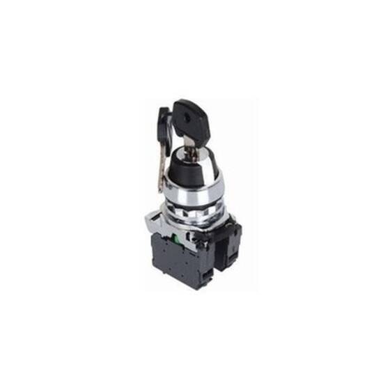 ISM-BG21 Keyed Permanent Metal Latch Button 0-1 - 1