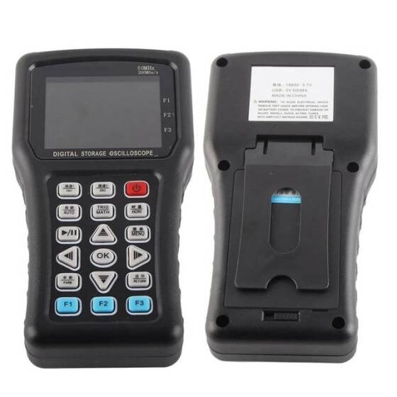 JDS6052S 50MHz 2 Kanal Oscilloscope Arbitrary Wave Form Generator EU Plug Without Battery - 3