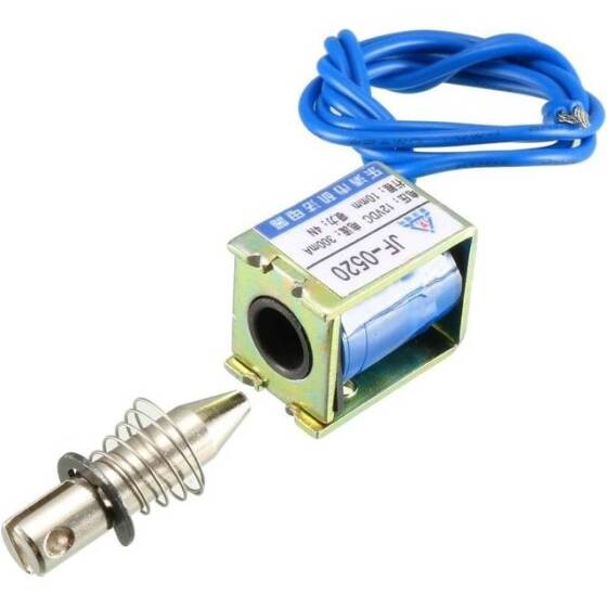 JF-0520 DC12V 4N 10mm Frame Type Electromagnet Lock - 4