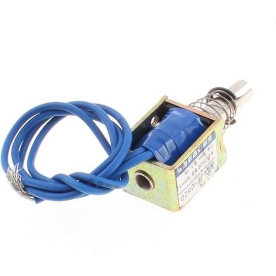 JF-0520 DC12V 4N 10mm Permeable Electromagnet Lock - 1