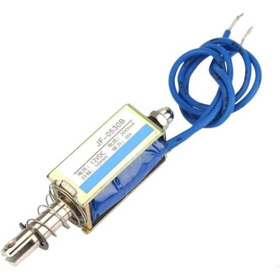 JF-0530 DC12V 5N 10mm Frame Type Electromagnet Lock - 1