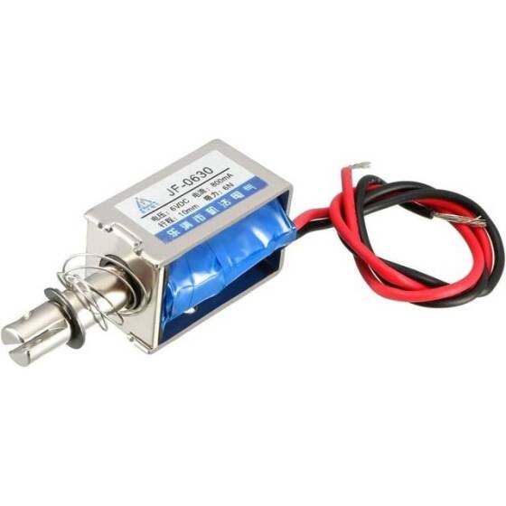 JF-0630 DC6V 6N 10mm Frame Type Electromagnet Lock - 1