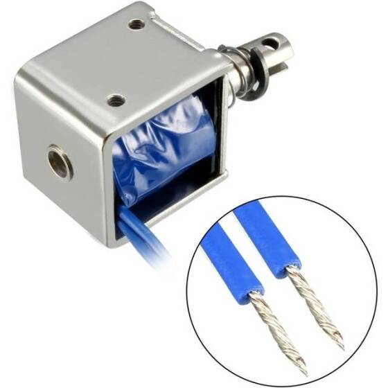 JF-0826 DC24V 20N 10mm Frame Type Electromagnet Lock - 3