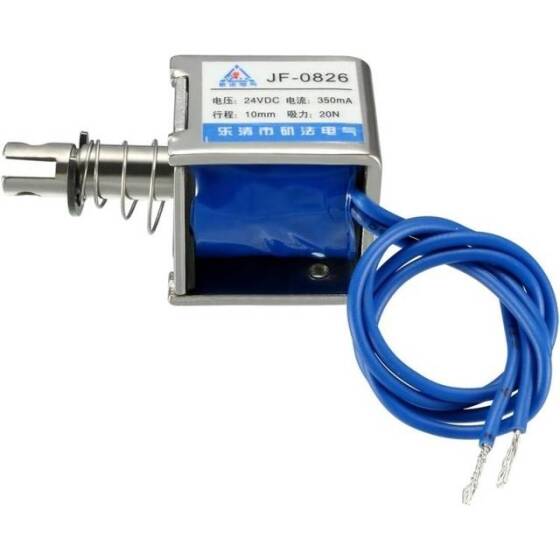JF-0826 DC24V 20N 10mm Frame Type Electromagnet Lock - 5
