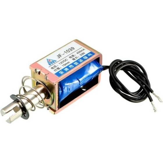 JF-1039 DC12V 25N 10mm Frame Type Electromagnet Lock - 1