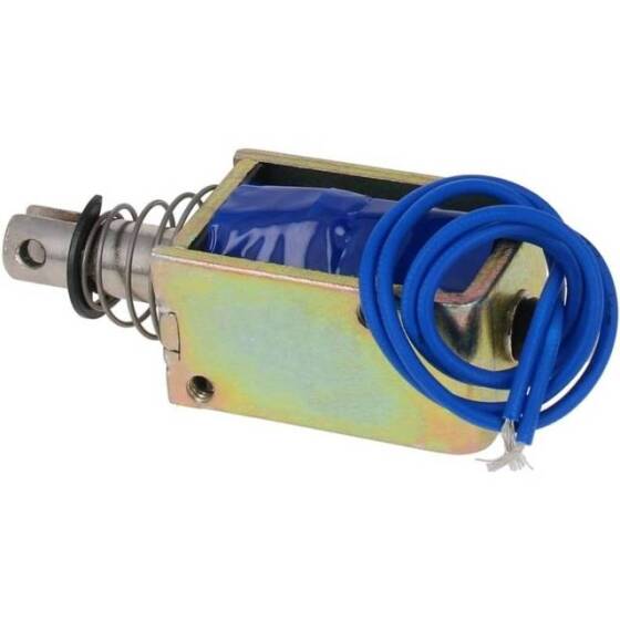 JF-1039B DC24V 25N 10mm Push-Pull Permeable Electromagnet Lock - 1